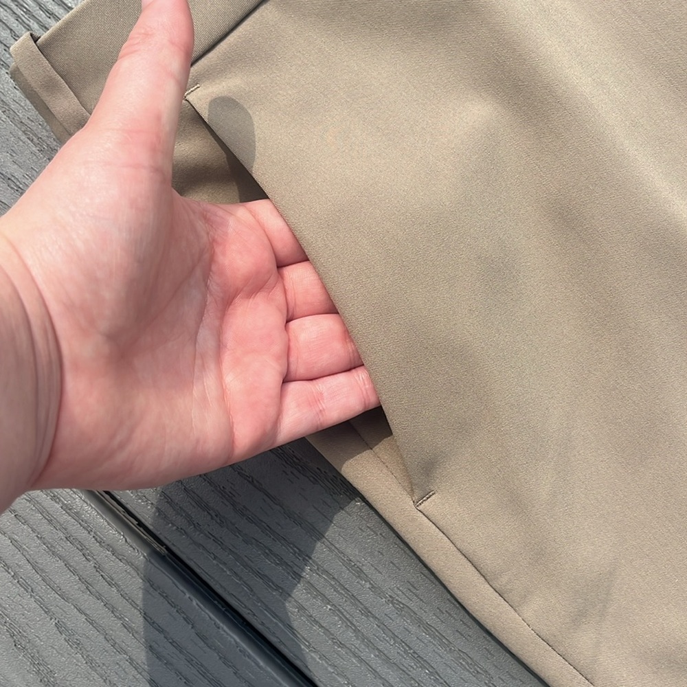 Van Heusen Men's Khaki Dress Pants - Picture 2 of 9